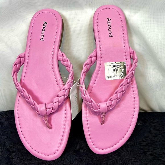 NWT Abound Pink Flip Flop Style Womens Summer Sandals / Sz 9 - Picture 1 of 8